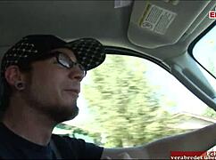 Ugh, this black haired skinny latina teen slut with small natural tits got picked up on the street for cum