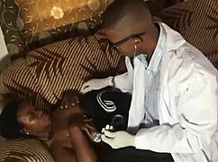 Patient seduces busty doctor for monster cock pounding in husband's house