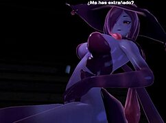 monster girl island halloween special: elf rides cock with neko sis and slimer dominating 😈👻