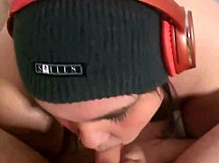 oh man i start soft then go hard on sloppy deepthroat blowjob cum in mouth post orgasm pov sucking