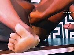 Secretary bends over desk for employee's hard office vacancy fuck. 