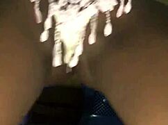 Seductive bra panties striptease turns into clothes ripped hardcore fuck