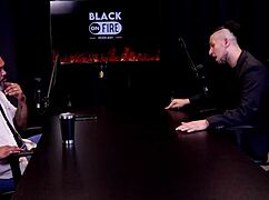 damn that first anal hurt but teaching her hubby was hilarious on sheer red