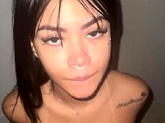 whoa, top model teen gags on huge cock deep 😩💦