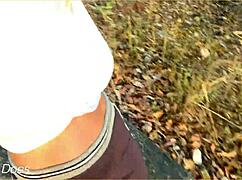 Blonde Milf Short Skirt No Panties Oops!