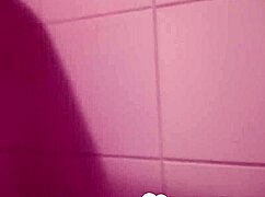 Horny Shower Babe Fingers Shaved Pussy to Wild Orgasm