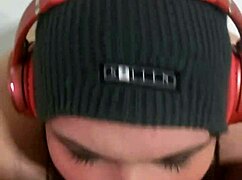 oh man i start soft then go hard on sloppy deepthroat blowjob cum in mouth post orgasm pov sucking