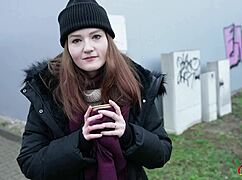 German Scout Flexible Redhead Olivia Westsun Picked Up For Raw No-Condom Casting Pound! 