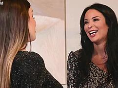 New year big tits babes Anissa Kate Marica Chanelle STRAPON FUCK before party