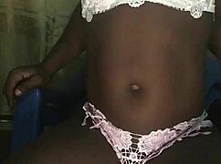 Seductive bra panties striptease turns into clothes ripped hardcore fuck