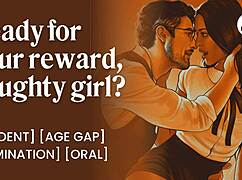 naughty student distracts me after class... dom teacher makes ya cum on my hard cock