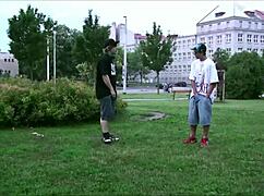 y hottie alexis crystal why public threesome gangbang?