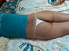 i spy stepmom on beach beg to fuck her big pussy she moans loud