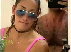 Clea Gaultier Bent Over Doggystyle Blowjob Boobs Lick Compilation