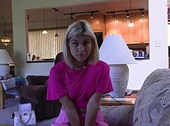 Blonde lilith grace rides boss seth brogan deep in juicy creampie fuck