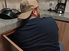 plumber, ever had two big tit lesbians beg for your cock like karina miller?!