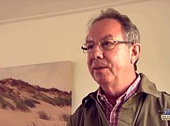 imagine hot blonde teen tight pussy taking old man cock deep doggystyle then swallowing cum load