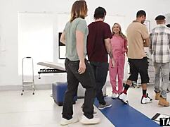 milf nurse!! double pussy gangbang with monster cocks at hospital work??