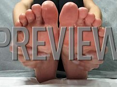 mmm asmr lotion massage turns into full nude foot fetish play n rub