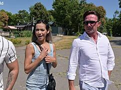 Veronica Leal in bra n sneakers SEDUCES old friends for DP assfucking COWGIRL DOGGY cumshot to mouth bedroom fun