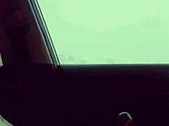 Skinny Chick Dances on BBC in Car Before Outdoor Pound?