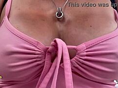 artemisia love struts public streets in skimpy outfit begging to get horny fucked