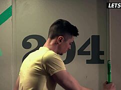 Anya Krey tight pussy fucked hard by horny hostel stranger