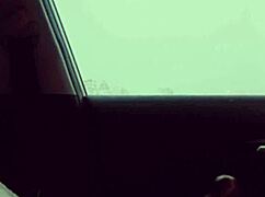 Skinny Chick Dances on BBC in Car Before Outdoor Pound?