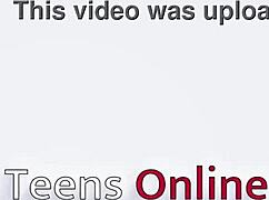 hot british redhead teen gives boyfriend sloppy handjob till cum