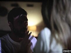 teacher's young teen gf in lingerie deepthroats his monster cock 😩💦