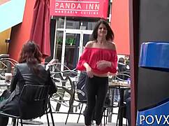 Couple Teens Hardcore Outdoor Fellatio And Pussy Pounding