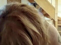 French mistress F facesits chained slave Ebed with humiliating dirty talk