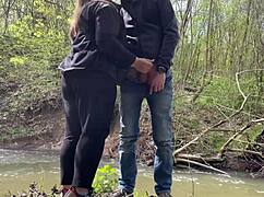 uh oh stepmom-in-law caught her daughter not fuckin me so now she's lettin me pound her fat curvy ass outdoors