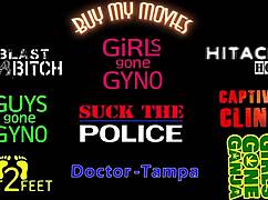 Doctor blasts blaire celeste's bound mouth with huge cum load backstage at tampa hospital bdsm scene