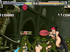 MONDRAGON FIGHTS FUCKS BIG TITS IN GOBLIN TEMPLE FANTASY!