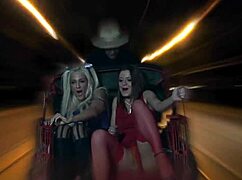Amy anderssen and denice k host wild lingerie sex party turning into massive group orgy