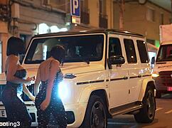 party latina gets bent over fucked by two big black cocks creampie squirting after the holiday bash