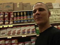 hannah west from supermarket gets bent over fucked deep by monster cock shopper