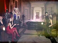 Amy anderssen and denice k host wild lingerie sex party turning into massive group orgy