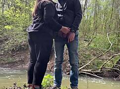 uh oh stepmom-in-law caught her daughter not fuckin me so now she's lettin me pound her fat curvy ass outdoors