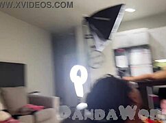 Ruby Sundae BTS: Nova Cleo Ruby Roxie shake asses eat bananas spank slaves backstage