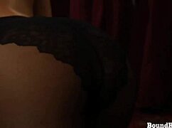 your pantyhose slave seduces dom madame with sensual kisses and licks