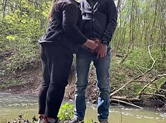 uh oh stepmom-in-law caught her daughter not fuckin me so now she's lettin me pound her fat curvy ass outdoors