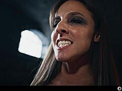 sexy vampire lesbians in threesome 😈 get mesmerized into wet slave submission 👅💦