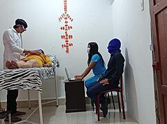 Patients' Wild Foursome Erupts in Doctor Office Roleplay?