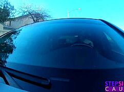 Stepdaughter Paisley Porter begs stepdaddy for her monster cock blowjob deepthroat handjob cumshot taboo suck