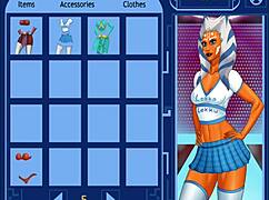 Groping Big Boobs in Tight Orange Trainer Dance