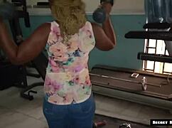 BBC Ravages Horny Big Ass Gym Slut Pussy