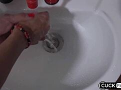 Latina Maid Dominates Boss And Cuckold Husband In Workout Interracial Session