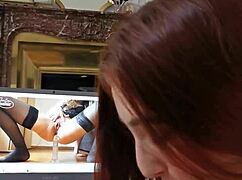 Girlfriend Sucks Me While Watching Amateur French Cum Swallow Porn